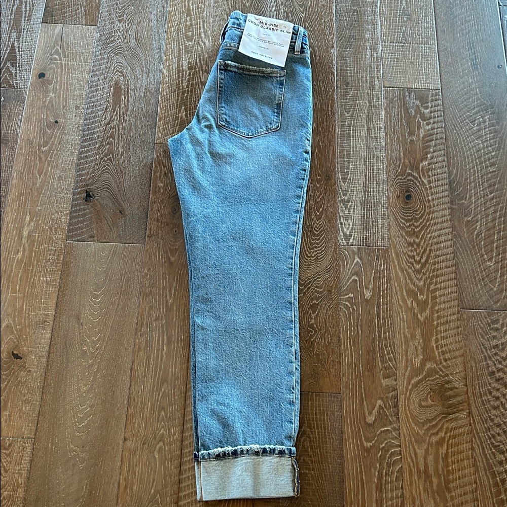Good American Mid Rise Good Classic Slim - Picture 5 of 7